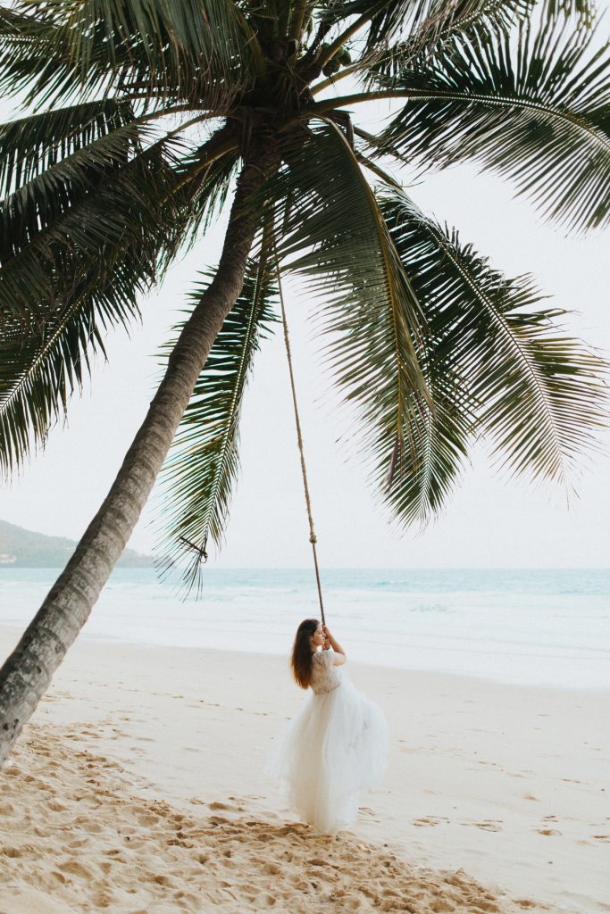 Thailand Phuket wedding photographer bride portrait