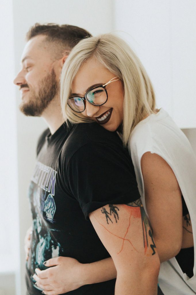 Rock and roll bride elopement wedding photo shooting in Zagreb