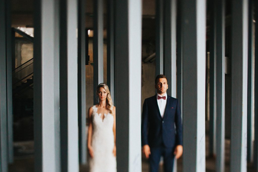 bride and Groom wedding portrait