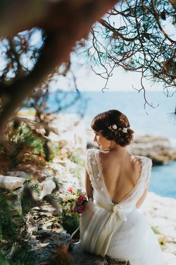 Rovinj wedding photographer beach wedding venue