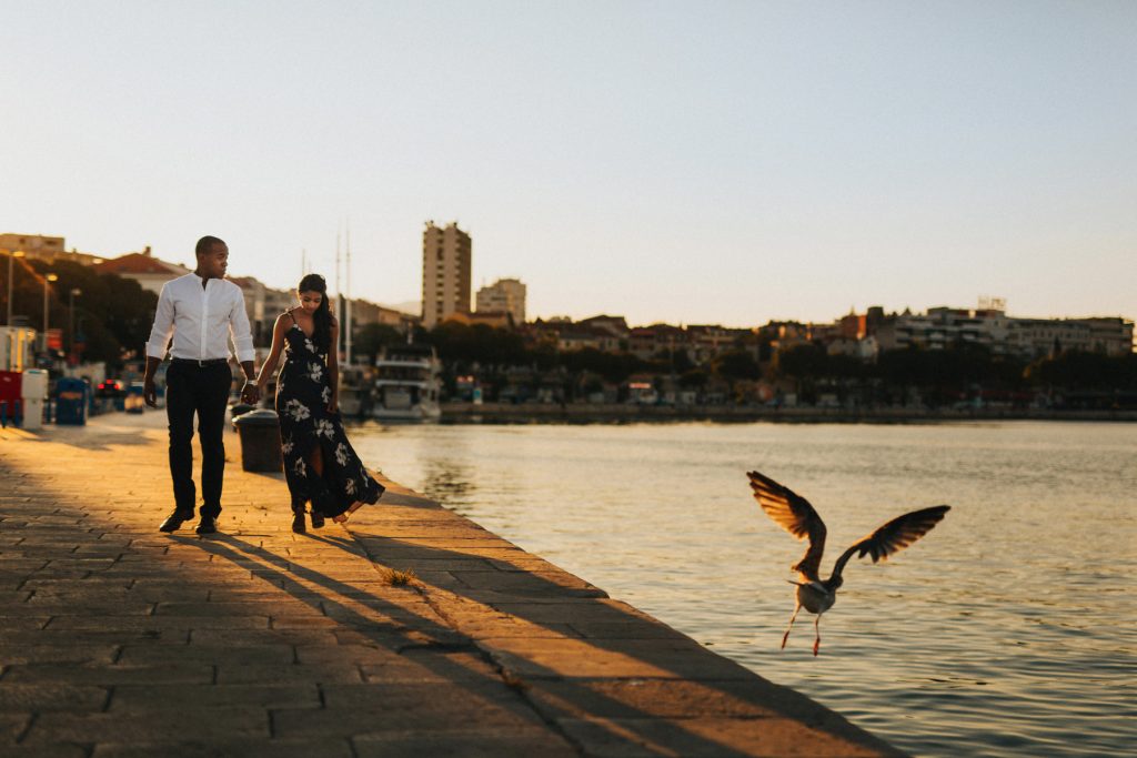 Elopement photography session in Split Riva